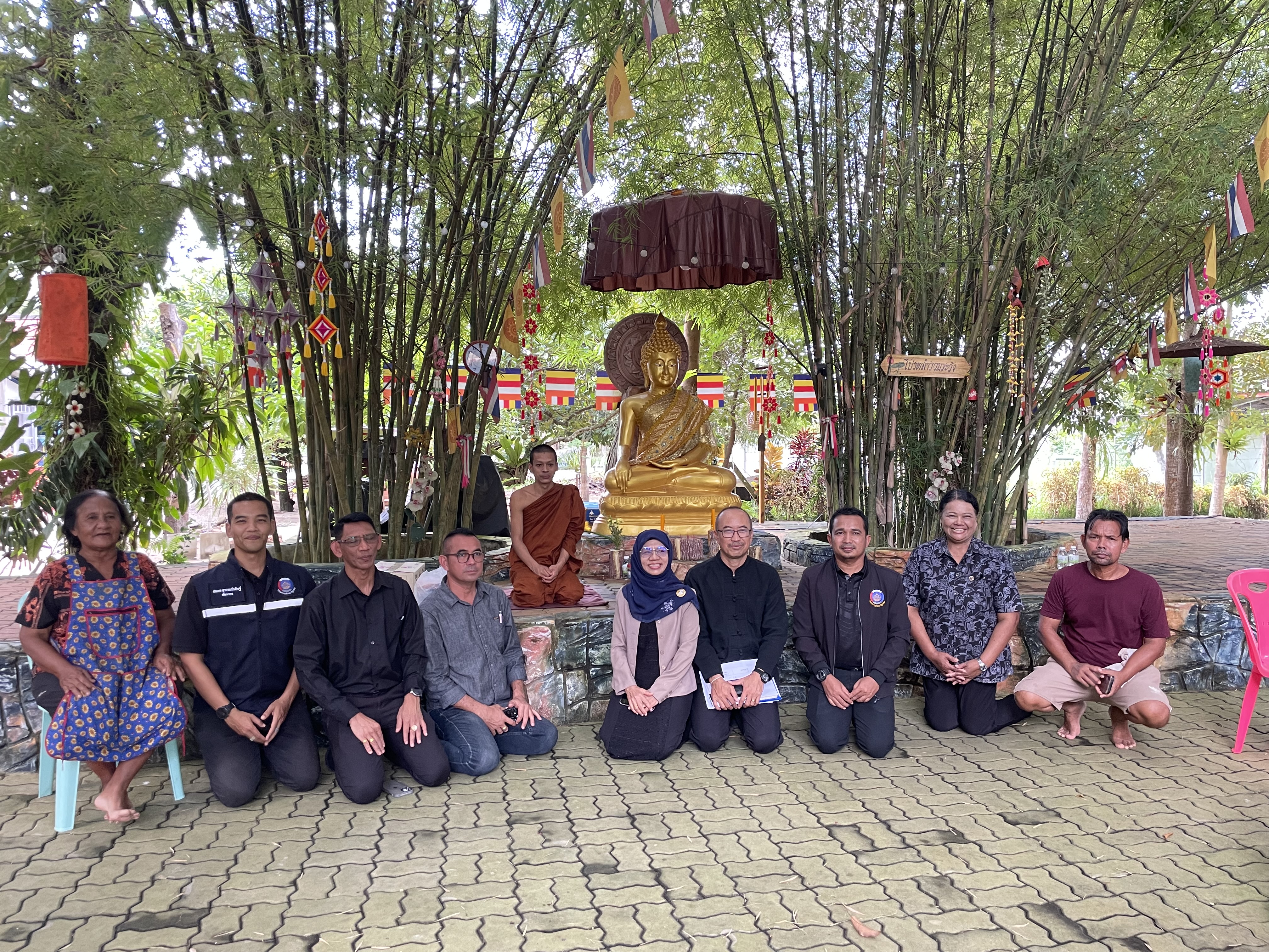 พช.เมืองยะลา ติดตามการดำเนินงาน โคก หนอง นา CLM ตำบลยุโป 