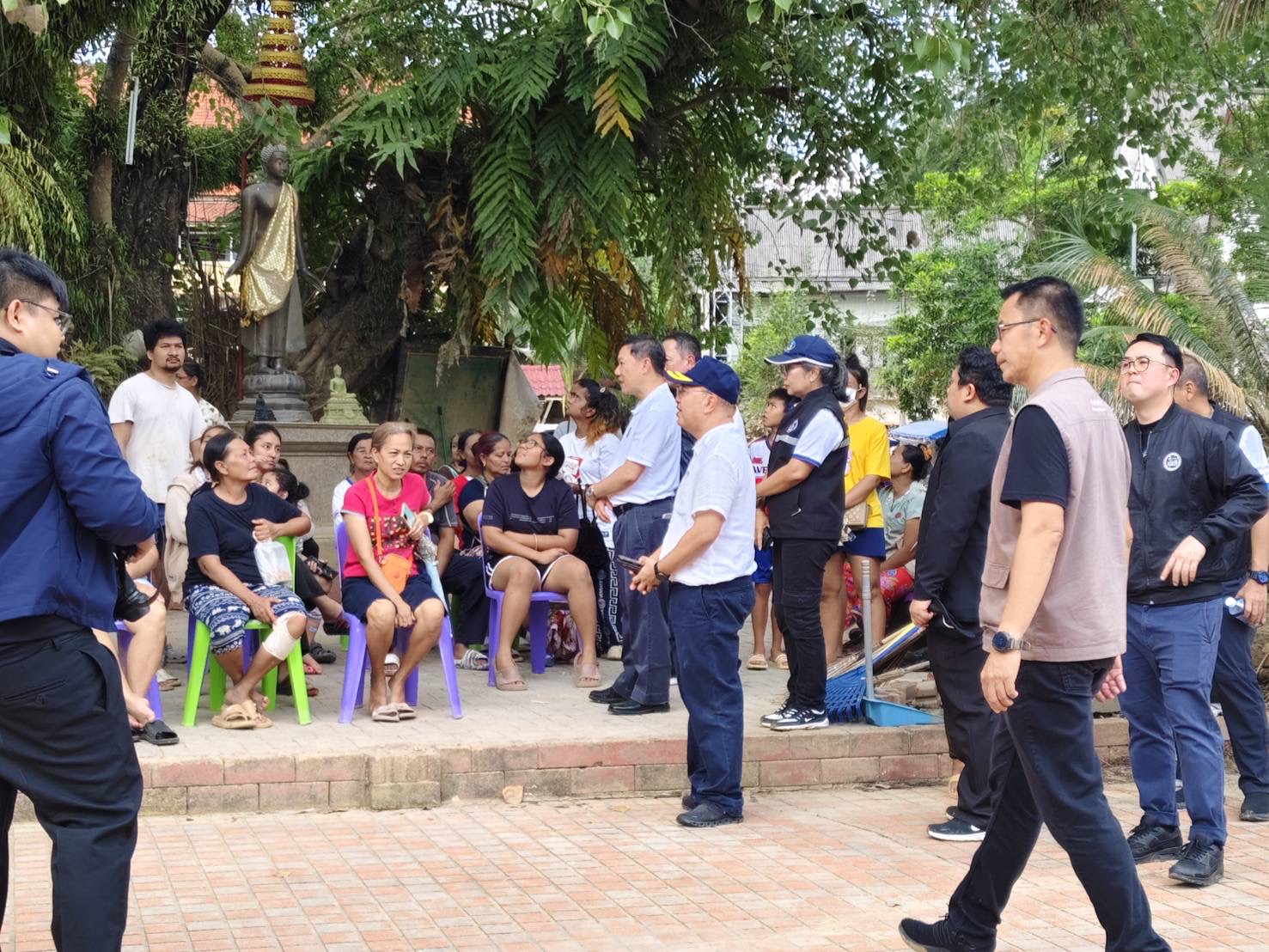 พช.เมืองยะลา ร่วมกิจกรรมจิตอาสา ณ วัดหาดใหญ่ใน