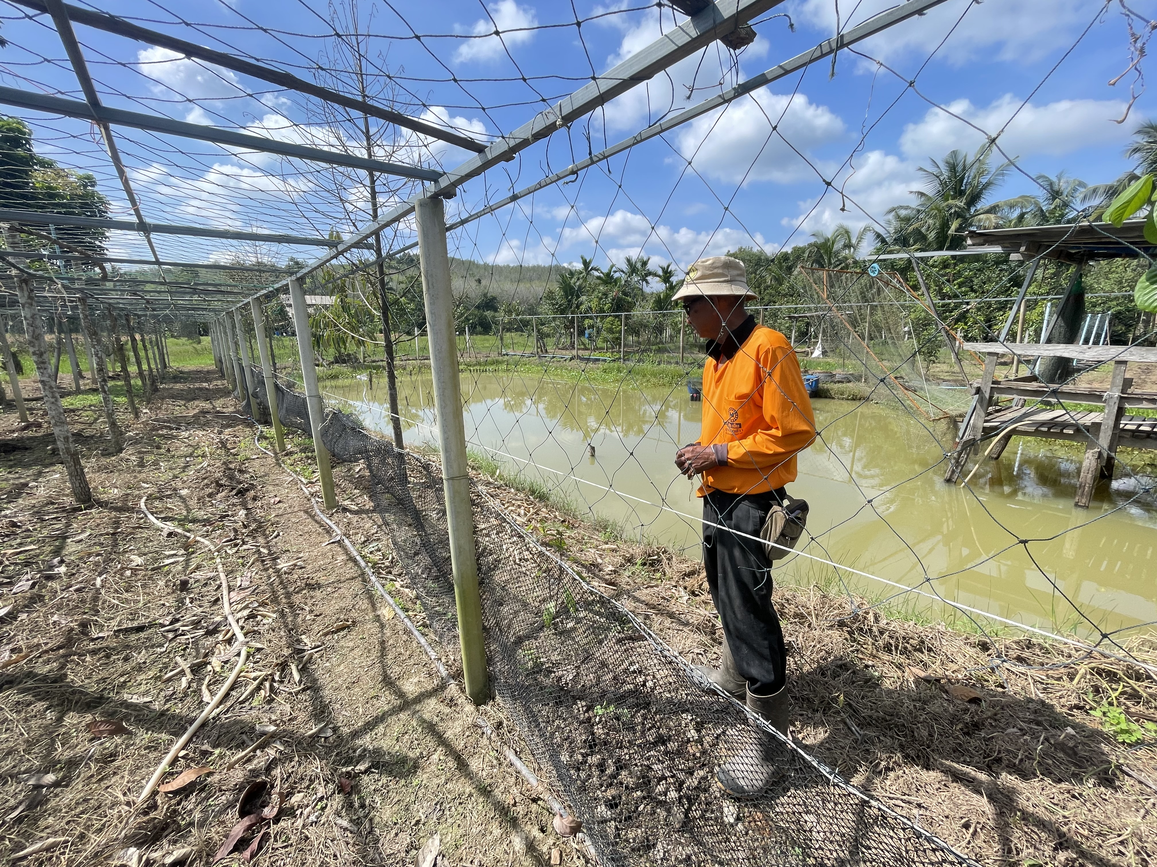 พช.เมืองยะลา ติดตามการดำเนินงานโคกหนองนา ตำบลยุโป